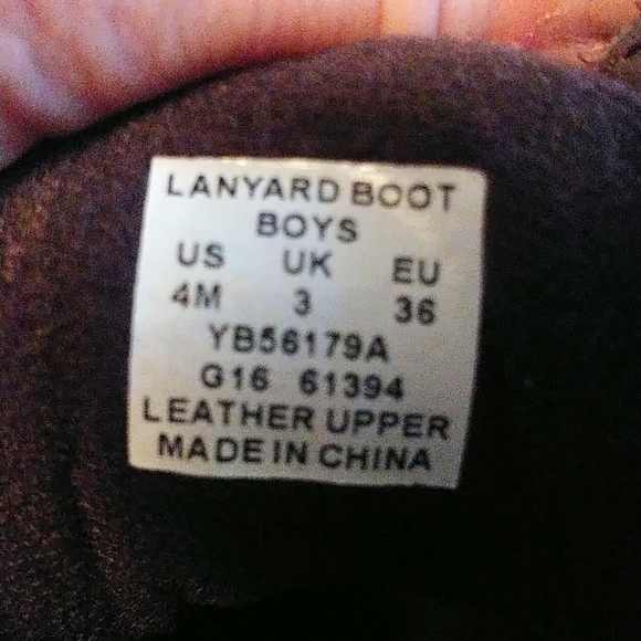 Sperry Boys Size 4M Lanyard Boot New-Never Worn - Picture 3 of 4